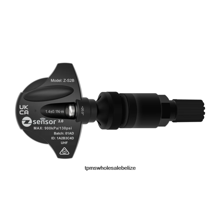 Replacement 20154 TPMS Sensor 433Mhz - TPMS Programming Tool BT2RL99 Metal Valve Stem - Black