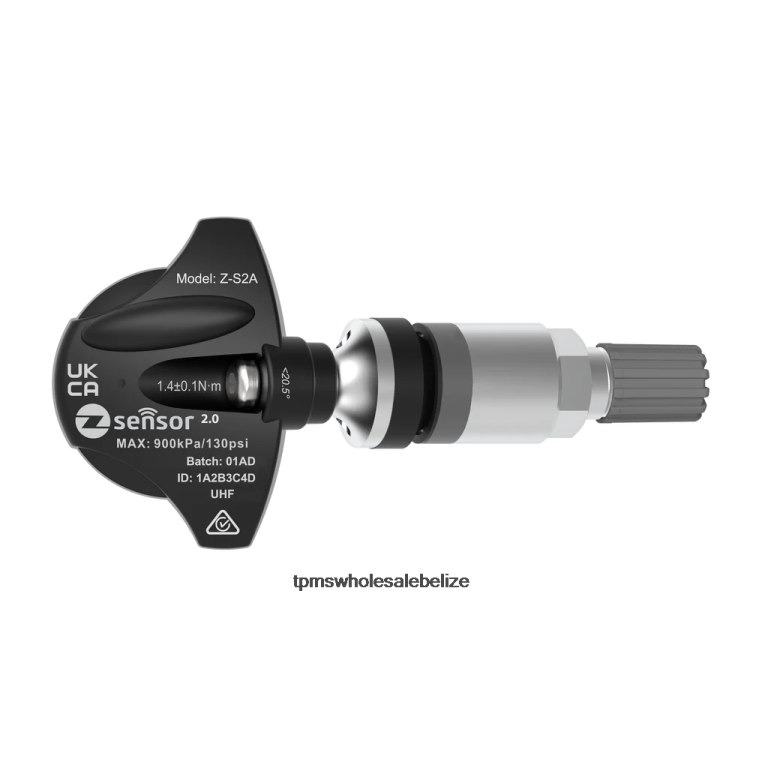 Replacement 20154 TPMS Sensor 433Mhz - TPMS Sensor Replacement BT2RL24 Metal Valve Stem - Silver